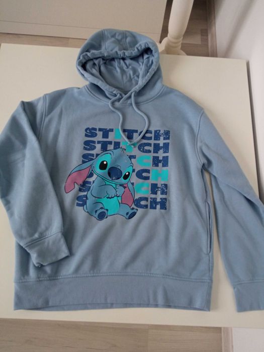 Stitch Primark luźna bluza przez głowę kaptur r S