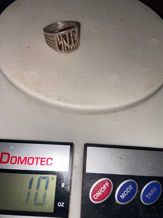 Печатка  мужская серебро, размер 20,21