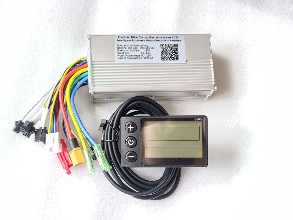 Контролер сінус з кольоровим дісплеєм s866 M8C 24v 36v 48v 30a 800w