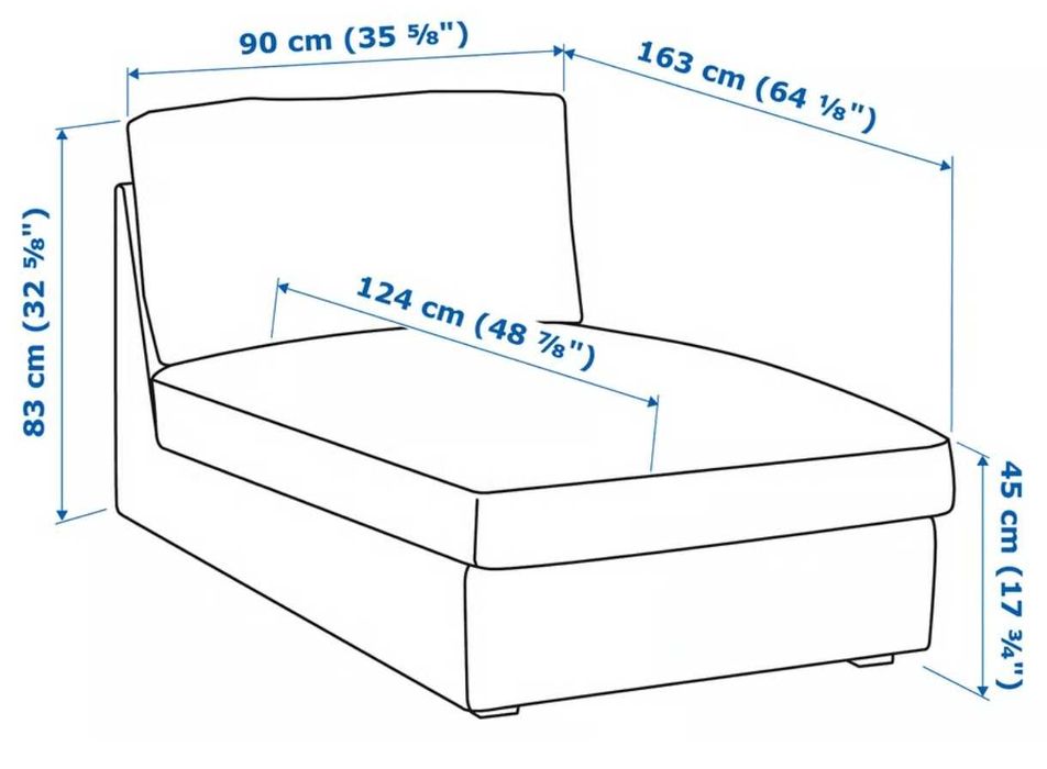 Chaise longue IKEA