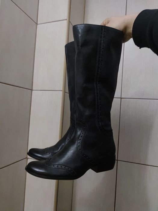 buty damskie 37 muszkieterki kowbojskie kozaczki wysokie kozaki know y