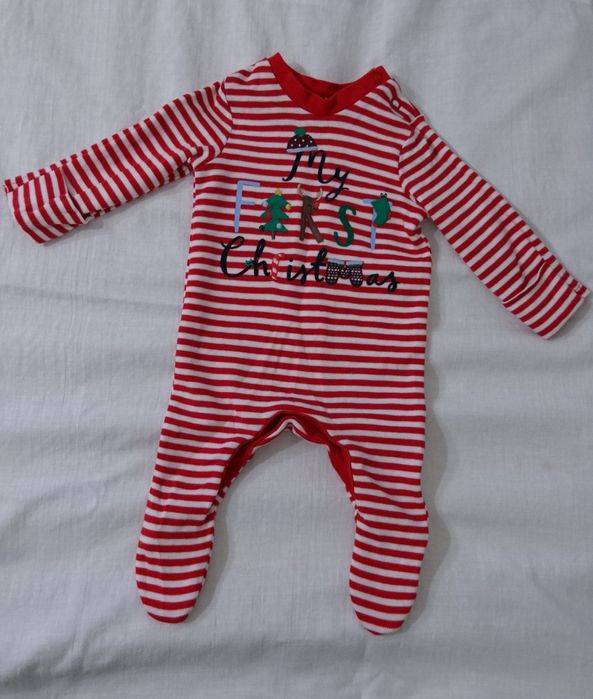 Рождественский, новогодний человечек My first Christmas F&F 0-3 мес