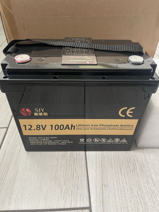 Аккумулятор 12.8 V LiFePO4 100А/ч (ЯЧЕЙКИ ПРИЗМА) с БМС платой