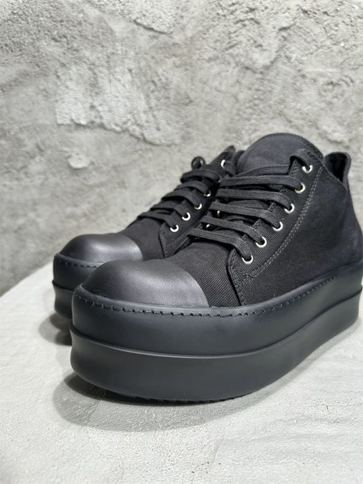Нові Rick Owens Mega Bumper Ramones DRKSHDW Low Black/Преміум якість!
