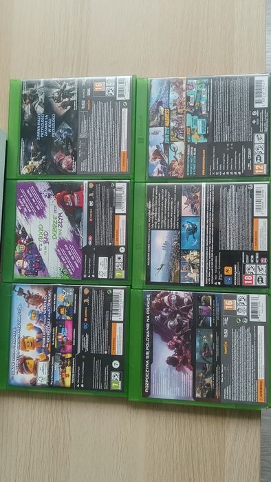 Xbox one s 500GB +6 gier