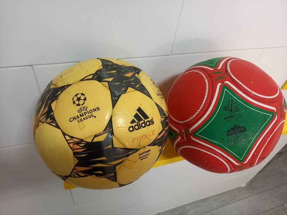 Duas bolas Euro 2012 e Final da Champions