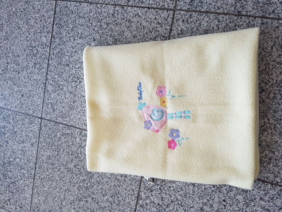 Kocyk koc dziecko dziecka polarowy żółty BabyOno