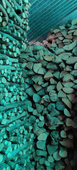 Lenha totalmente seca-Sacos de 15kg