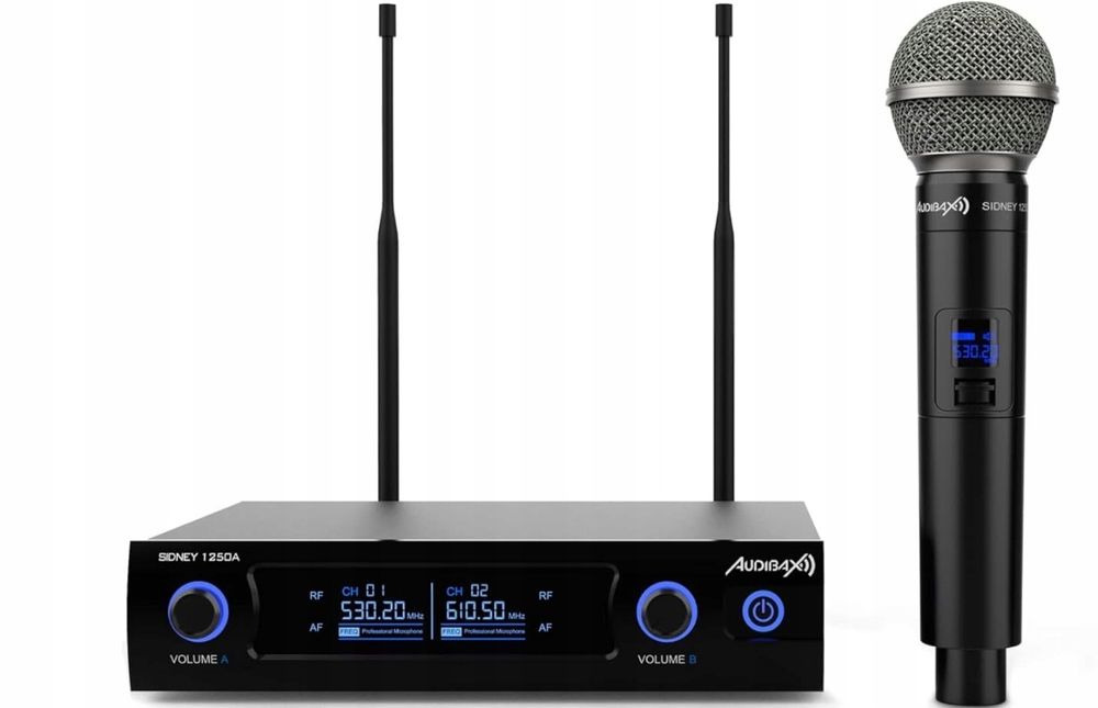 audibax sidney 1250 a bezprzewodowy mikrofon