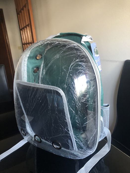 Mochila transportadora para animais