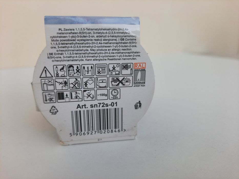 Різдвяна арома свічка made in Poland