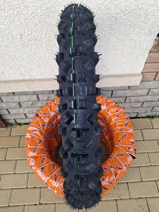 Мото шина 90/100-21 G-Lion зеленая полоса