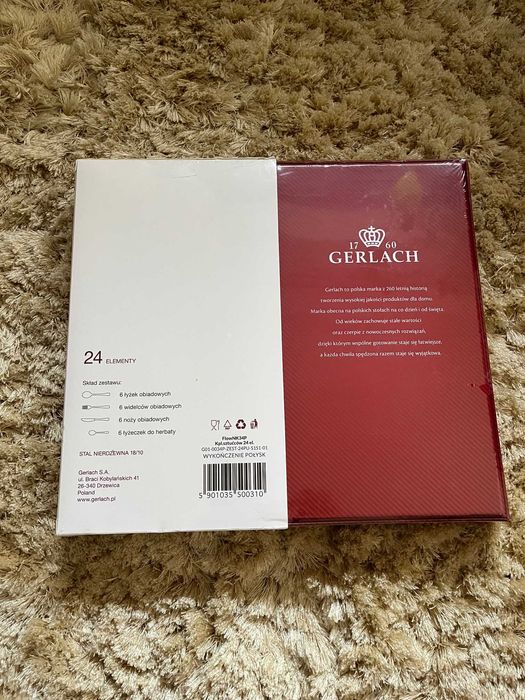 Zestaw sztućców GERLACH FLOW 24 sztuki