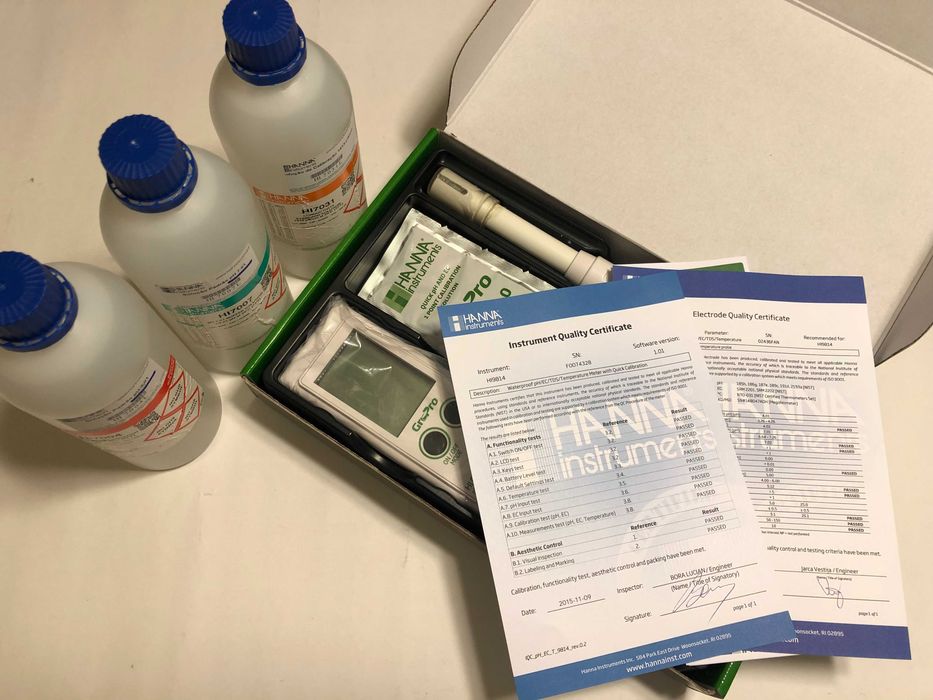 Leitor de PH/ Condutividade/ Temperatura HANNA (Hidroponia)