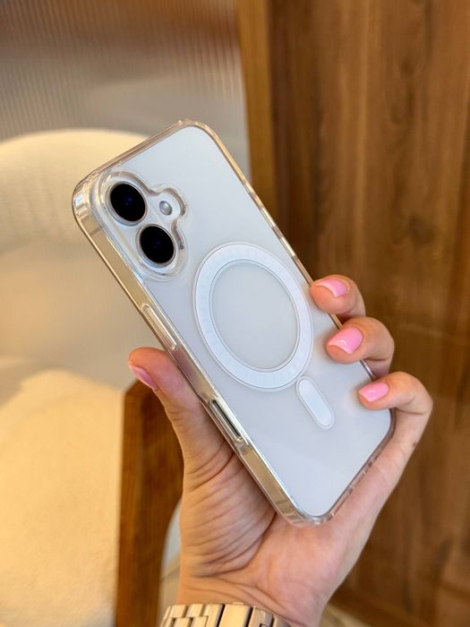 Чохол iPhone 15 Pro Max з MagSafe прозорий чехол Айфон 15 про макс з магсейф