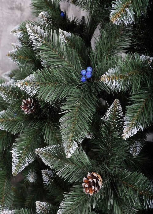 Штучна ялинка Елітна з Шишками, искусственная елка с шишками, різдвяна