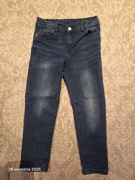 Jeansy chłopiece 110 cm