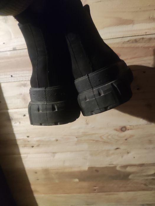 Trzewiki buty na szerokiej podstawie