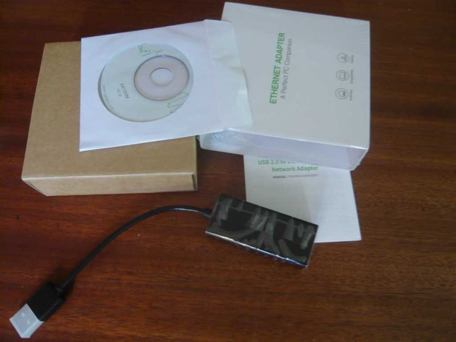 Adaptador USB 3.0 para RJ45 rede Ethernet 10/100/1000