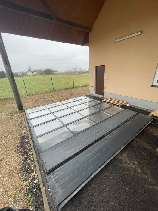 Brama 4.05x4.50 segmentowa panelowa warsztatowa elektryczna