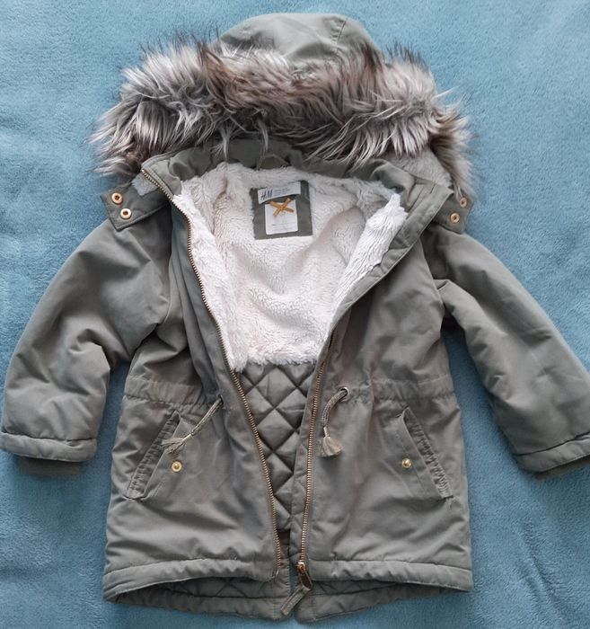 Kurtka parka 104 dziewczęca