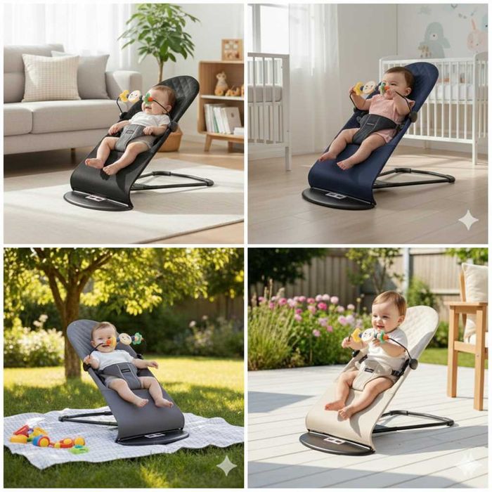 Шезлонг дитячий Гойдалка дитяча Шезлонг для дитини до 13 кг