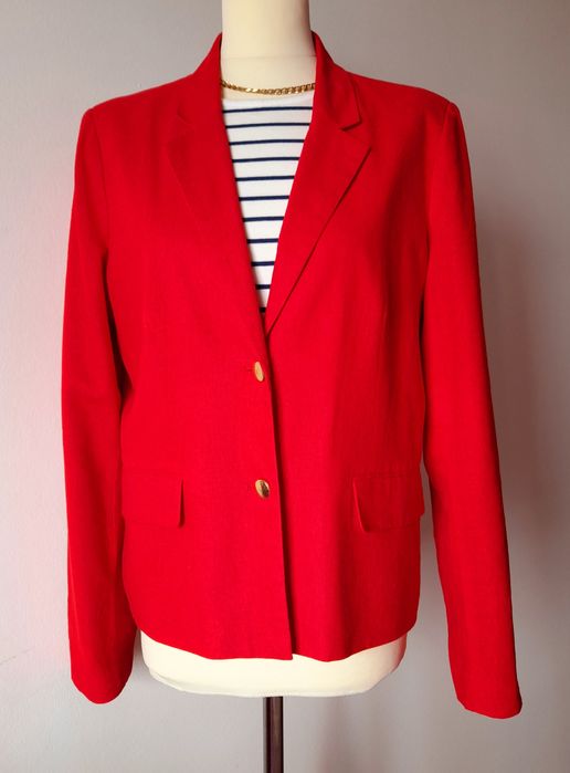 Blazer Harvé Benard, 55% linho. Tamanho L