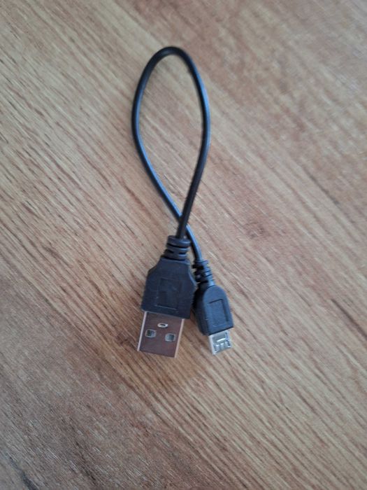 Kabel USB - micro USB typ B - 15 cm