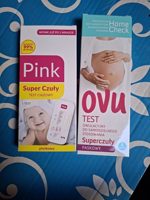 Test ciążowy płytkowy Superczuły + testy owulacyjne