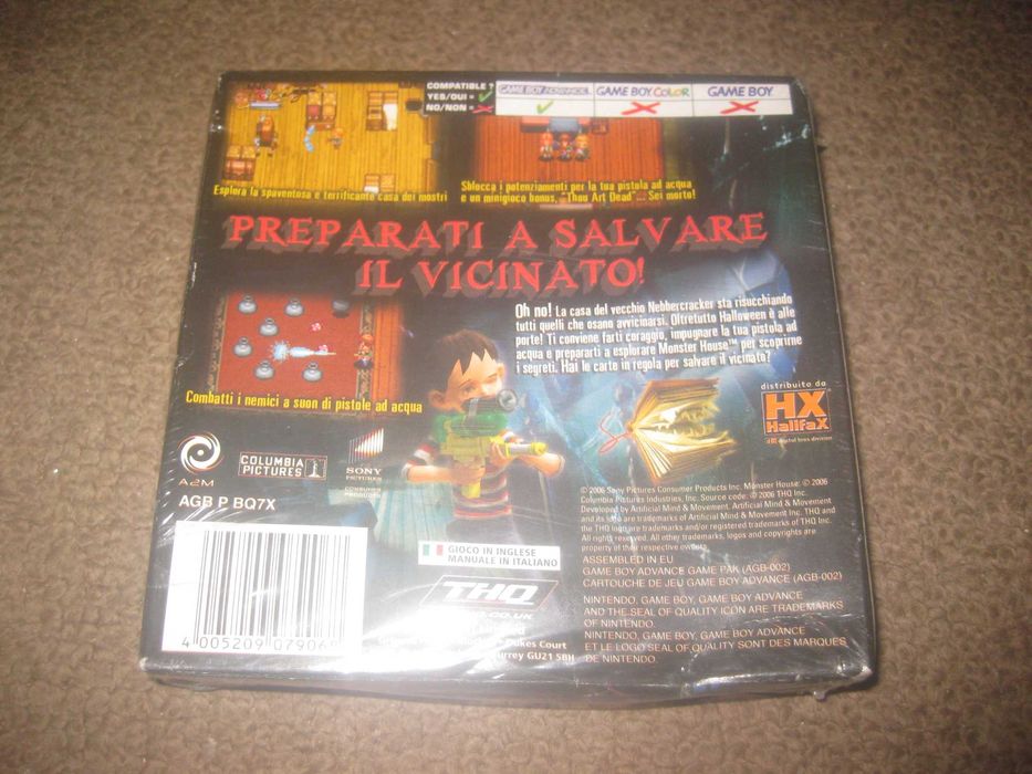 Jogo "Monster House" para Nintendo Game Boy Advance/Selado!