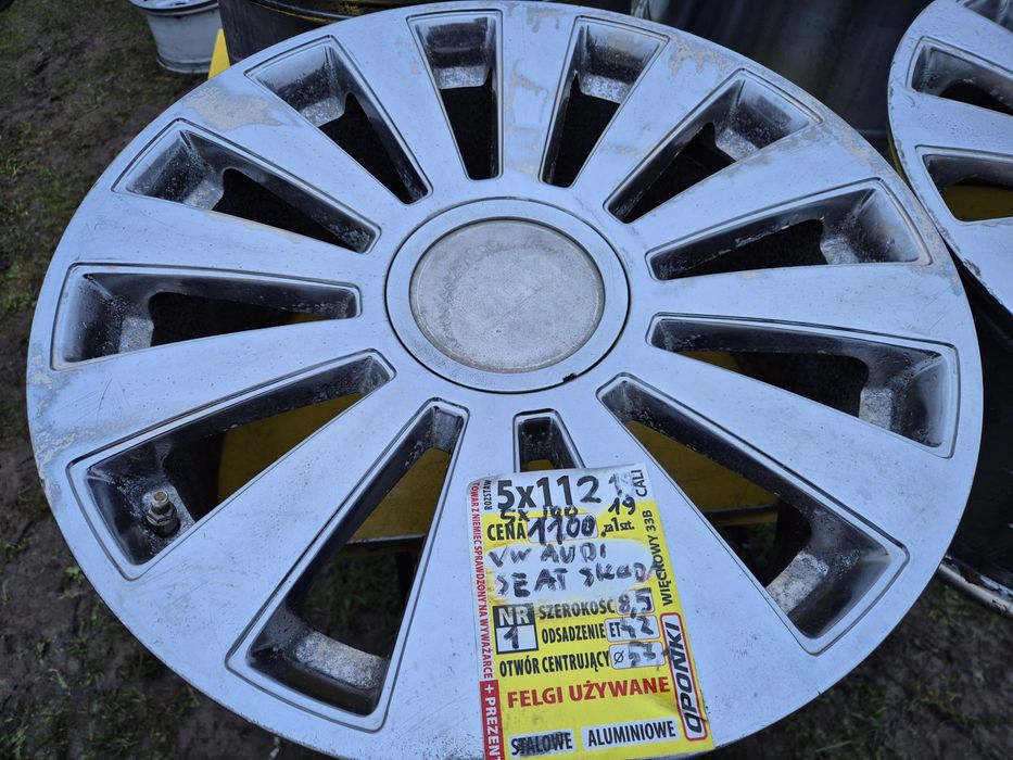 Alufelgi 5x112 19Cali VW Audi Seat Skoda Mercedes
