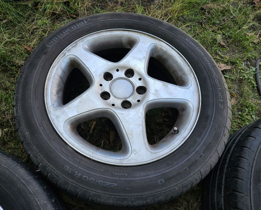 Koła felgi aluminiowe oryginał Mercedes 16" 5x112 7j et37