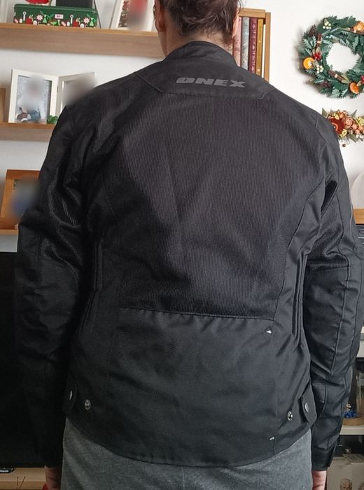 Blusão Moto Onex Mulher Prot M preto Novo com proteções