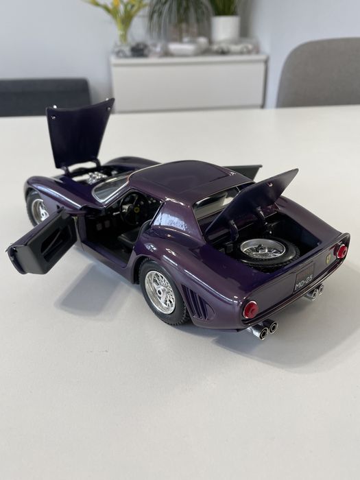 Miniature Ferrari 250 GTO 1964 – Guiloy 1/18, Rouge, état Excellent