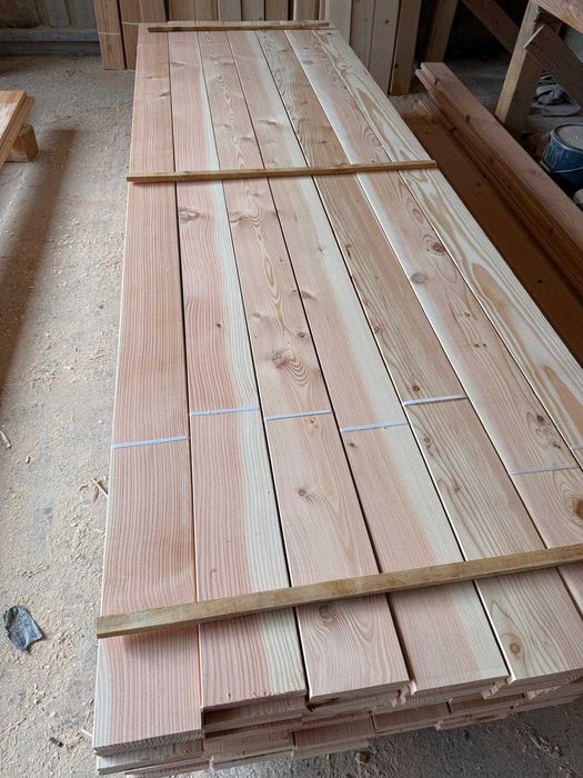 Deska na ogrodzenia modrzew, 135x2,8 do 5m długość wycinamy pod klienta