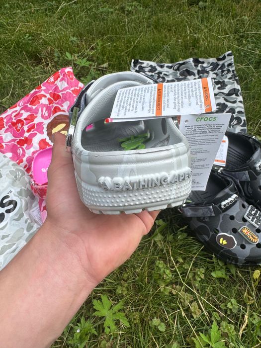 ‼️Розпродаж ‼️ Crocs x Bape/ крокси бейп