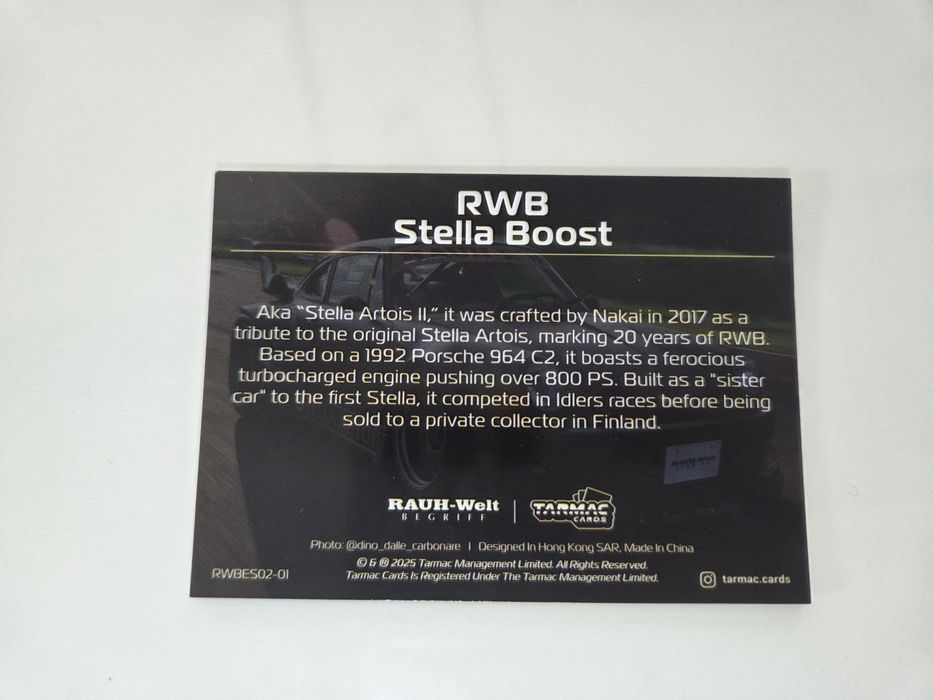 Tarmac cards RWB Stella Boost silver vol.02 nr PWBES02-02