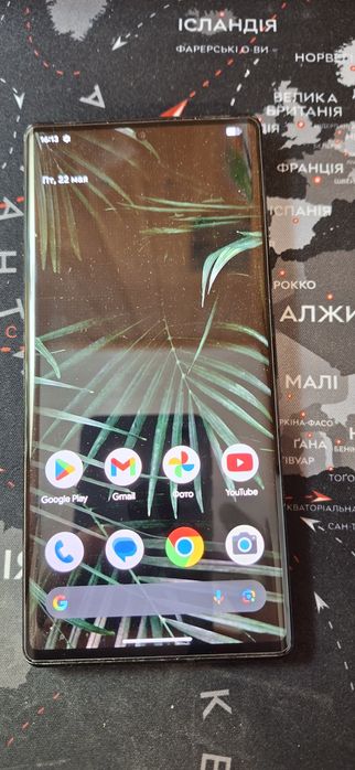 Google Pixel 6 Pro, Grey, 12 ОЗУ/128 пам'яті, повний комплект, неверлок, не операторський