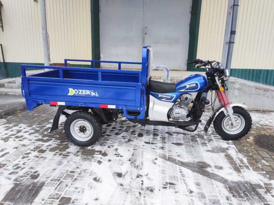 Трицикл бензиновий 200 куб Дозер вантажний муравей Dozer без передплат