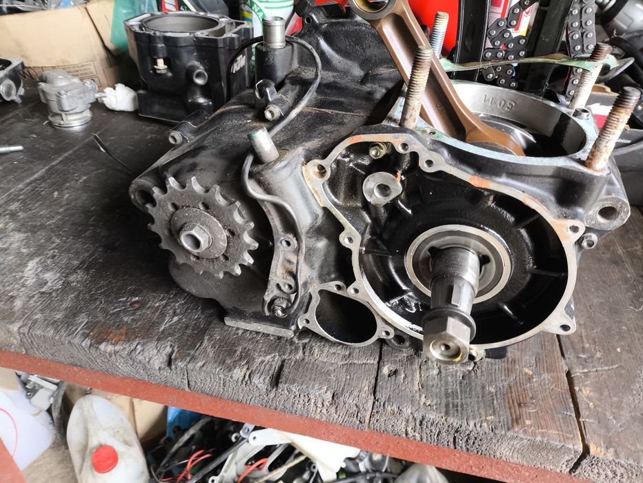 KTM Lc4 silnik dół wał sprzęgło skrzynia
