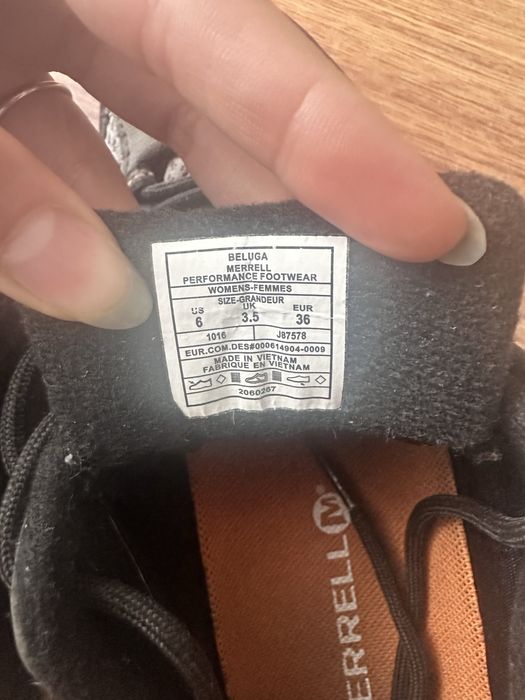 Merrell beluga buty trekkingowe w góry górskie 36 vibram