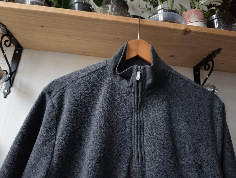Bluza szara polarowa luźna S