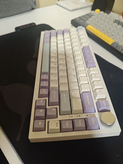 Клавіатура механічна проводная ajazz ak820 blue switch