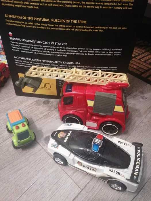 Zestaw samochodów straż, policja