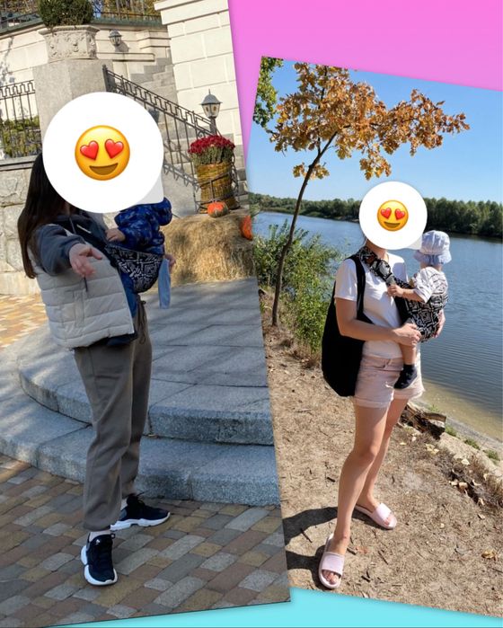 Слінг новий кроссбоді дитячий хіпсит переноска для дітей хіпсіт