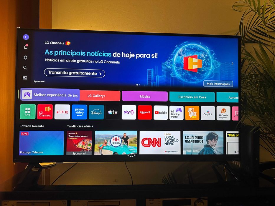 Vendo TV LG 50'' nova. Excelente estado !