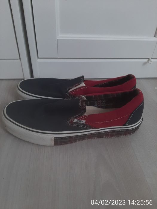 Vans trampki granatowe skate slip one