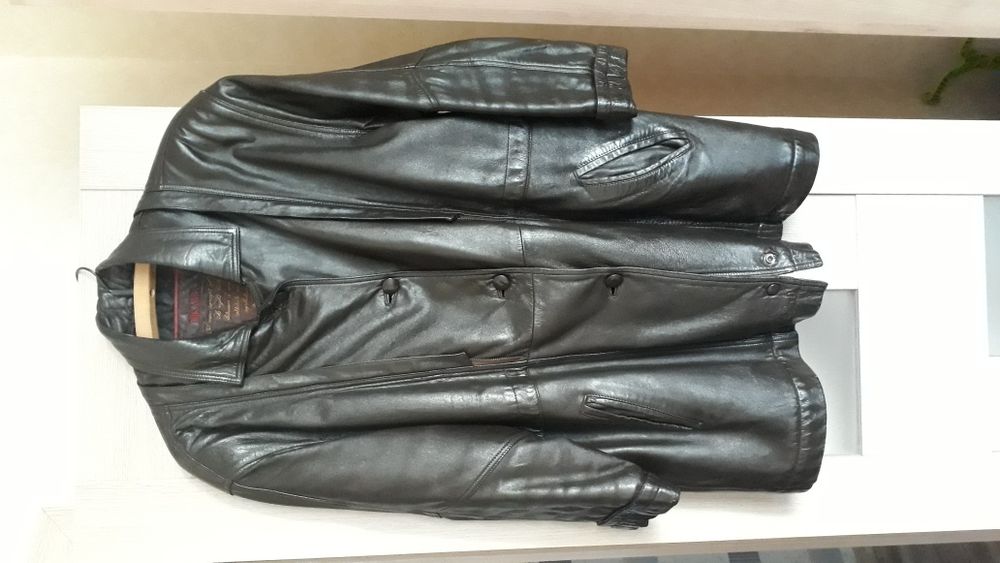 Кожаная куртка - пальто