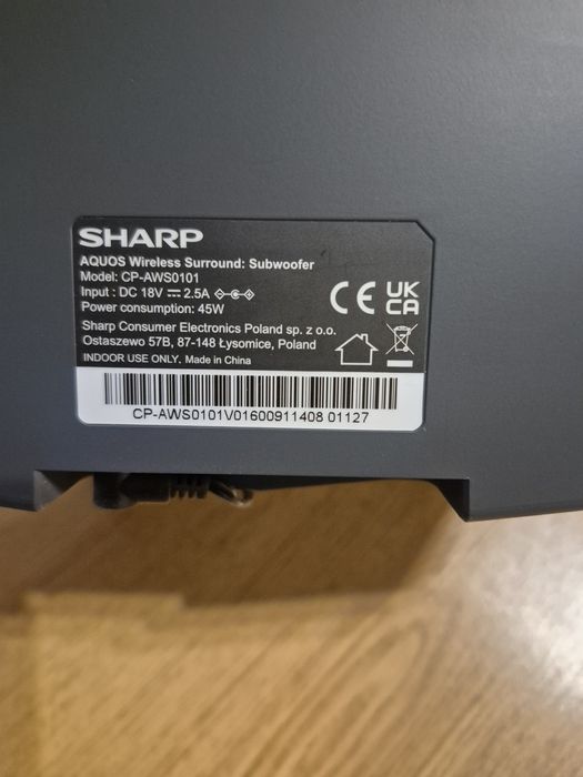 Głośnik  AQUOS  Wireless  Surround