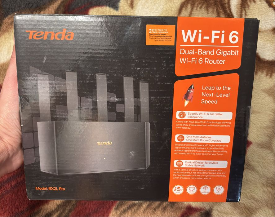 Роутер Tenda RX2L Pro wifi6 AX1500